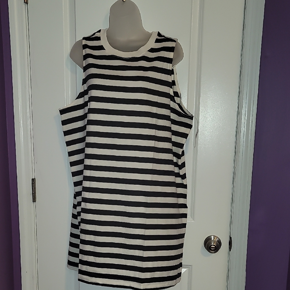 Old Navy Vintage Sleeveless Mini T-Shirt Dress Sz: XL Petite NWT - Picture 3 of 6